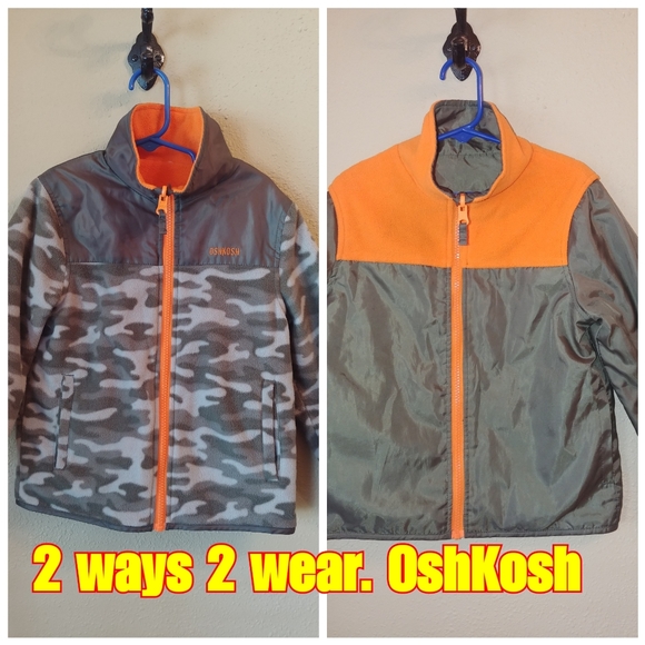 OshKosh full zip reversible jacket. - Picture 1 of 8